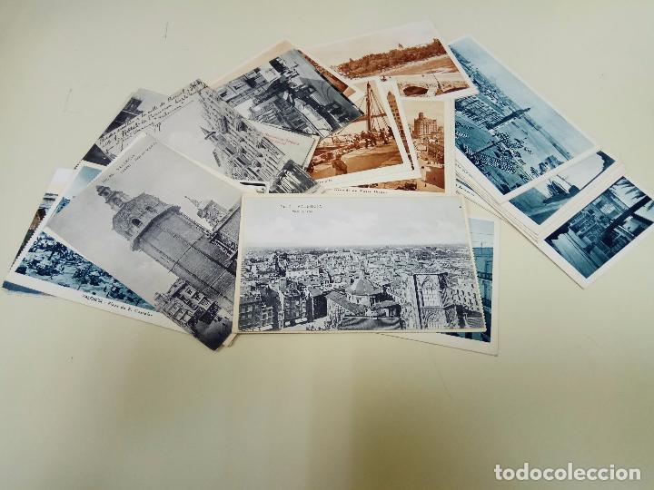 Postkarten: COLECCI&Oacute;N LOTE DE 39 POSTALES DE VALENCIA EN BLANCO Y NEGRO