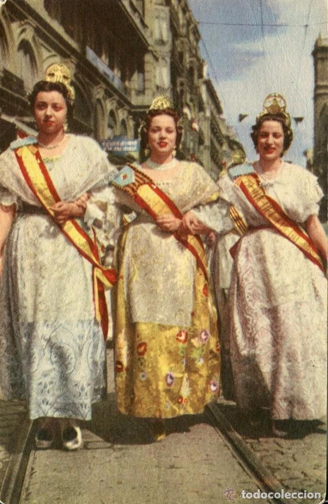 Postales: VALENCIA-LAS REINAS DE LAS FALLAS- - Foto 1