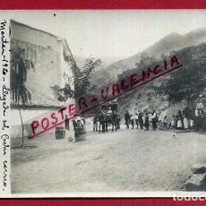 Postales: POSTAL CASTELLON , MONTAN , LLEGADA DEL COCHE CORREO ,FOTOGRAFICA , ORIGINAL, P87191