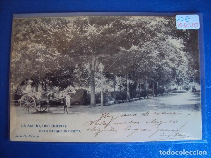 Postales: (PS-52110)POSTAL DE LA SALUD,ONTENIENTE-GRAN PARQUE GLORIETA.ARCHIVO CELESTINO MUGA DIEZ.