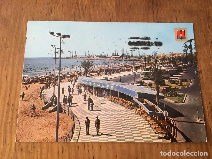 Postkarten: P0714 POSTAL FOTOGRAFIA 1973 ALICANTE NUMERO 180 PASEO DE GOMIZ Y PLAYA DEL POSTIGUET