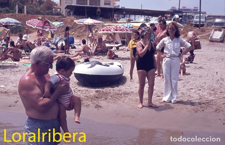 Postcards: DIAPOSITIVA ESPA&Ntilde;A CASTELL&Oacute;N OROPESA DEL MAR PLAYA 1978 PERUTZ 35MM SLIDE SPAIN PHOTO FOTO