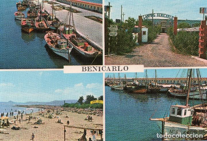 Postkarten: CASTELLON - BENICARLO - PUERTO , PLAYA CAMPING