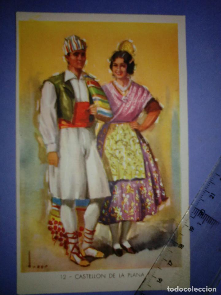 Cartes Postales: postal trajes tipicos espa&ntilde;oles castellon de la plana n&ordm; 12