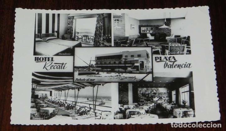 Postais: FOTO POSTAL DEL HOTEL RECATI, PLAYA DE VALENCIA, NO CIRCULADA.