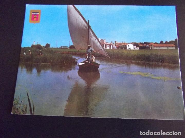 Cartes Postales: VALENCIA-V44- NO ESCRITA-ALBUFERA-CANALES-ESCUDO DE ORO