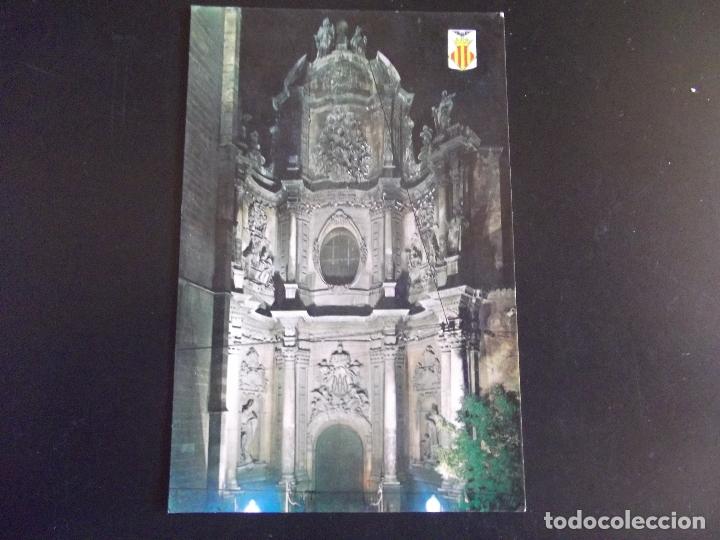 Cartes Postales: VALENCIA-V44- NO ESCRITA PUERTA DE LOS HIERROS DE LA CATEDRAL DE NOCHE-SERIE 19-N&ordm;359