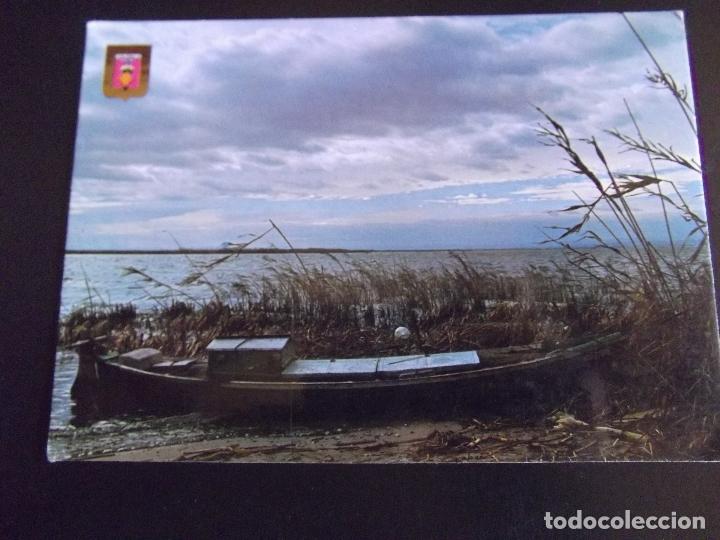 Cartes Postales: VALENCIA-V44- NO ESCRITA-LA ALBUFERA-ATARDECER-ESCUDO DE ORO