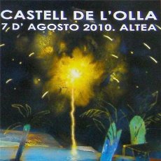 Postales: ALTEA ( ALICANTE) CASTELL DE L´OLLA - POSTAL 2006. Lote 106638391