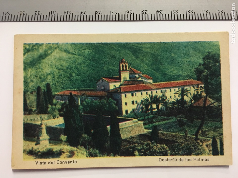 Cartes Postales: POSTAL. DESIERTO DE LAS PALMAS (CASTELL&Oacute;N). Vista del Convento. H. 1940