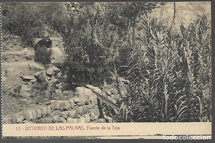 Postkarten: POSTAL 13 DESIERTO DE LAS PALMAS. FUENTE DE LA TEJA. SIN CIRCULAR.