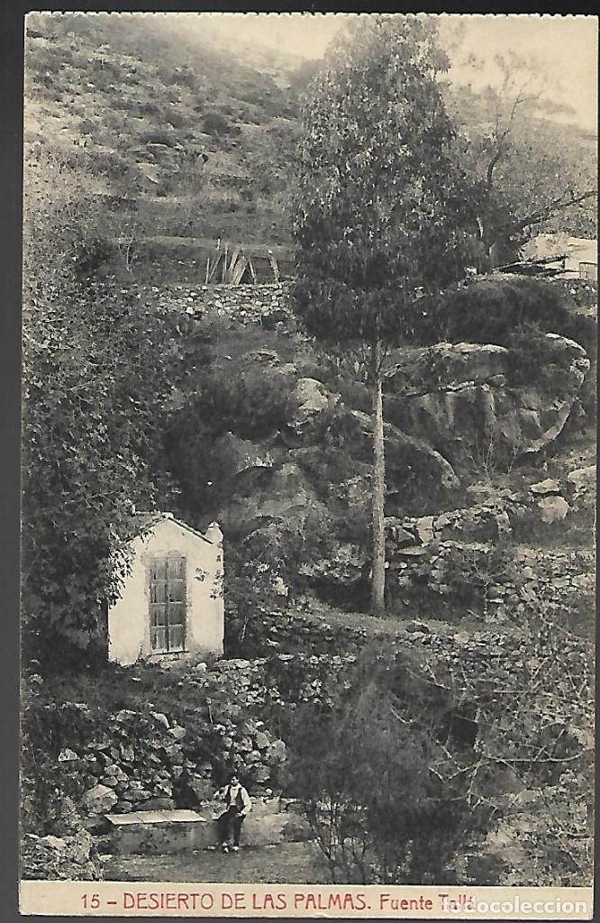 Postkarten: POSTAL 15 DESIERTO DE LAS PALMAS. FUENTE TALLA. SIN CIRCULAR.