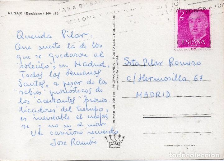 Postales: ALGAR  BENIDORM - Foto 2