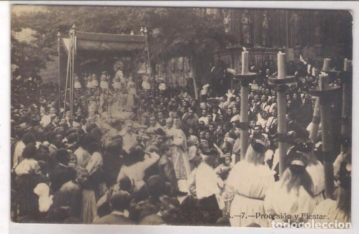 Postkarten: POSTAL FOTOGR&Aacute;FICA MORELLA - PROCESI&Oacute;N Y FIESTAS .