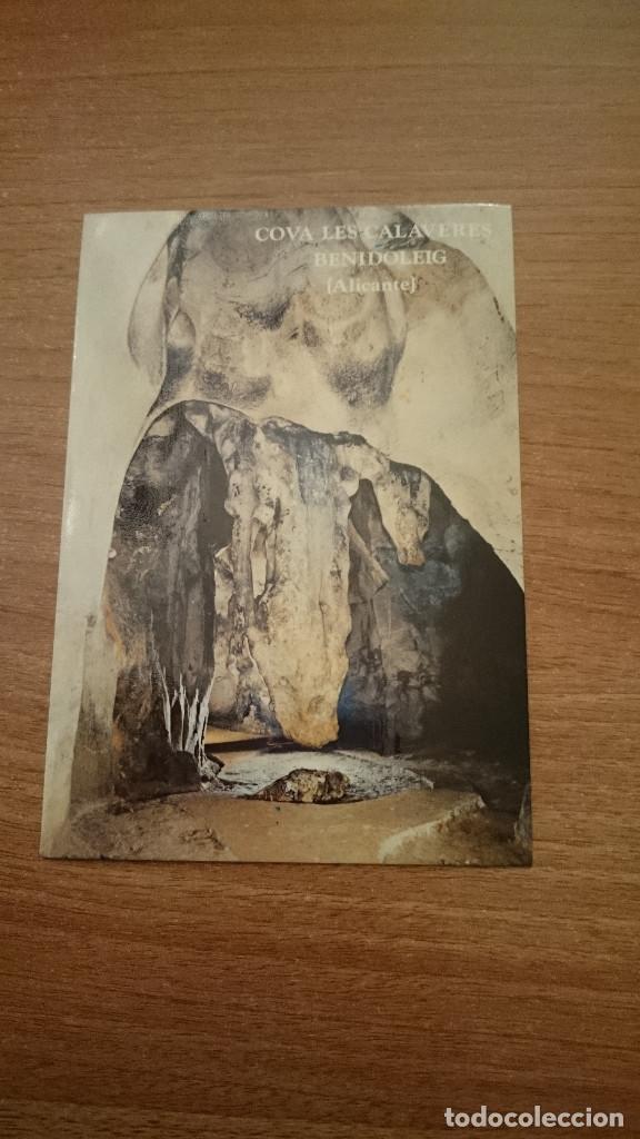 Postcards: POSTAL BENIDOLEIG ALICANTE COVA LES CALAVERES LA CAMPANA SIN CIRCULAR