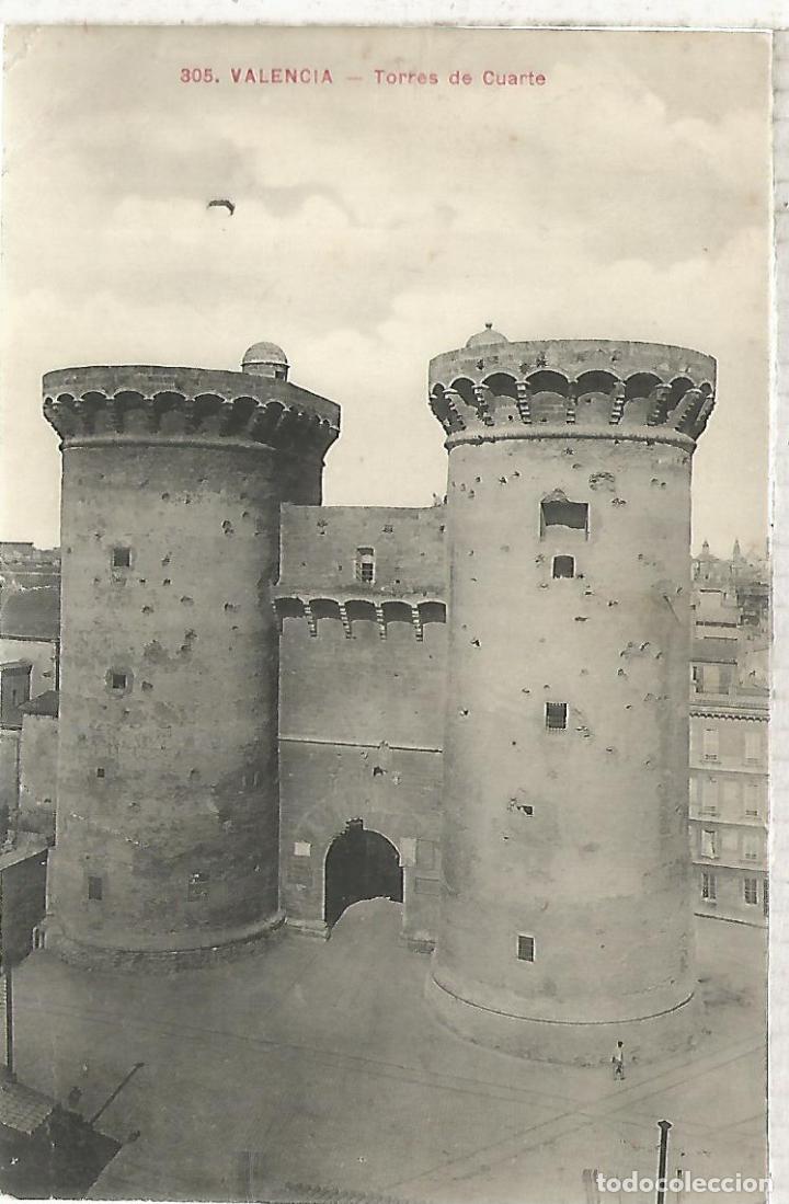 Postales: VALENCIA ESCRITA TORRES DE CUARTE - Foto 1