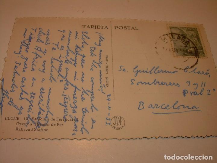 Postales: ANTIGUA POSTAL...ELCHE. - Foto 2