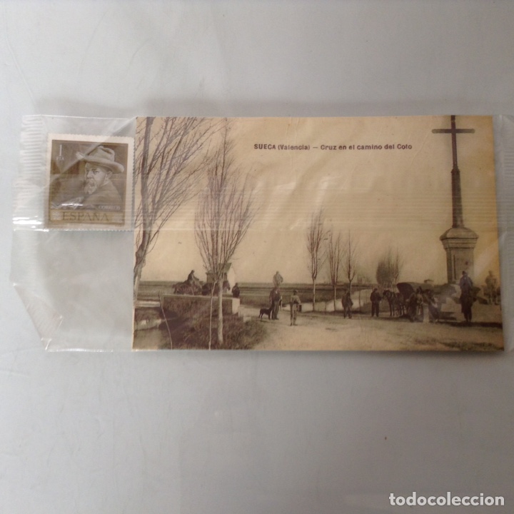 Postcards: Postal y sello Diario Levante