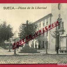 Postales: POSTAL VALENCIA , SUECA , PLAZA DE LA LIBERTAD , FOTOGRAFICA , ORIGINAL , P251. Lote 138784826