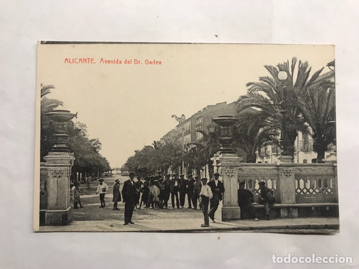 Postais: ALICANTE Postal Avenida del Dr. Gadea. Edita: Fototipia THOMAS No.4202 (h.1930?)