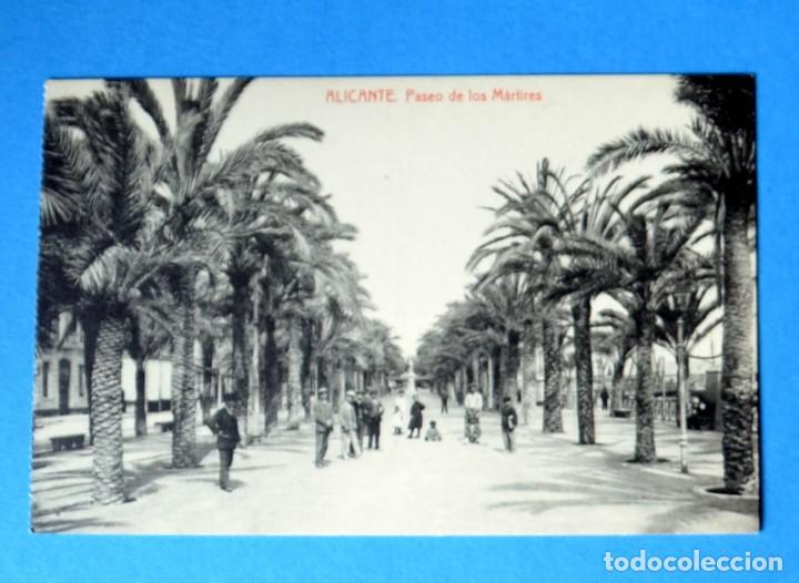 Postkarten: POSTAL DE ALICANTE: PASEO DE LOS M&Aacute;RTIRES