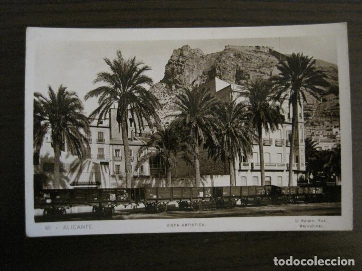Postkarten: ALICANTE-VISTA ARTISTICA-45-ROISIN-POSTAL ANTIGUA-(56.742)