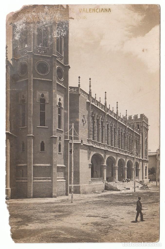 Postcards: Foto postal Exposici&oacute;n Regional Valenciana 1909 Palacio del Ayuntamiento FC Valencia aa