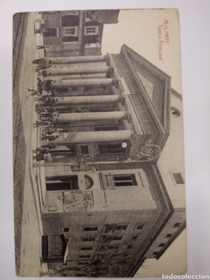 Postais: Postal. Alicante. Teatro Principal.