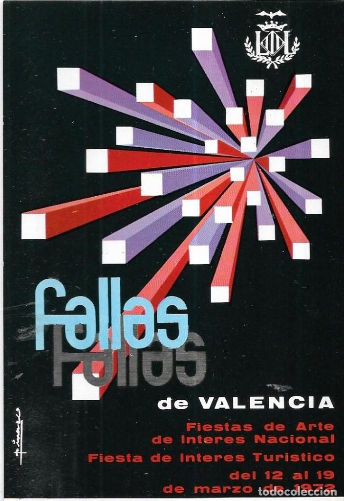Postales: == A124 - POSTAL - FALLAS DE VALENCIA  1972 - Foto 1