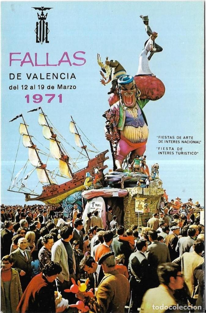 Postales: == A127 - POSTAL - FALLAS DE VALENCIA 1971 - Foto 1
