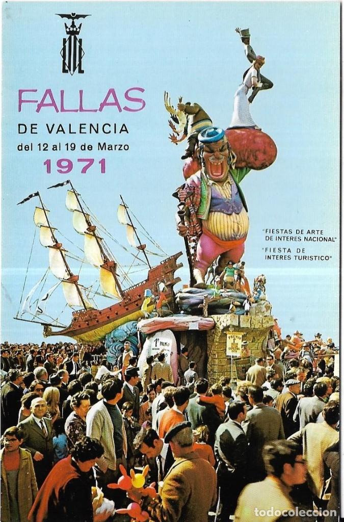 Postales: :::: A314 - POSTAL - FALLAS DE VALENCIA 1971 - Foto 1