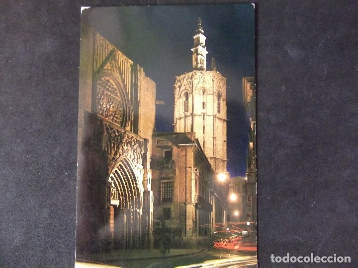 Postkarten: VALENCIA-V47-NO ESCRITA-PUERTA GOTICA CATEDRAL