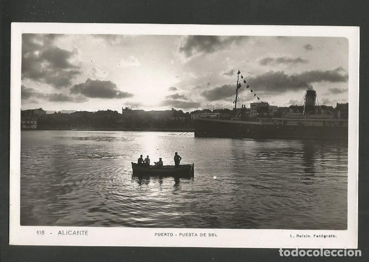 Postkarten: ALICANTE-PUERTO-118-FOTOGRAFICA ROISIN-POSTAL ANTIGUA-(59.732)