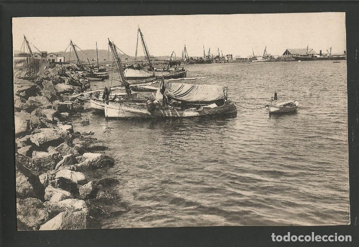 Postcards: CASTELLON DE LA PLANA-ASPECTO DEL PUERTO-VER REVERSO-(59.995)