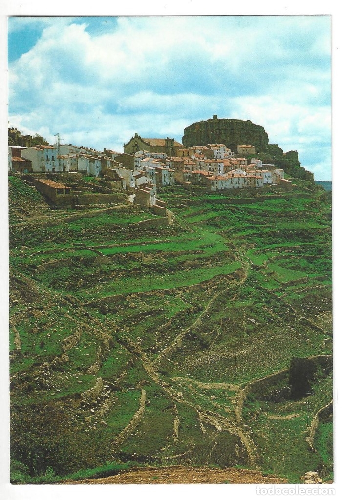 Postkarten: ARES DEL MAESTRE.- N&ordm; 1, VISTA GENERAL. EXCLUSIVAS JULIO BAYOT. CASTELL&Oacute;N- SIN CIRCULAR