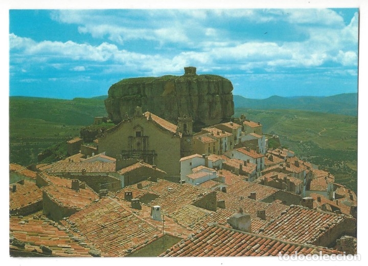 Postkarten: ARES DEL MAESTRE.- N&ordm; 2, IGLESIA Y CASTILLO. EXCLUSIVAS JULIO BAYOT. CASTELL&Oacute;N- SIN CIRCULAR