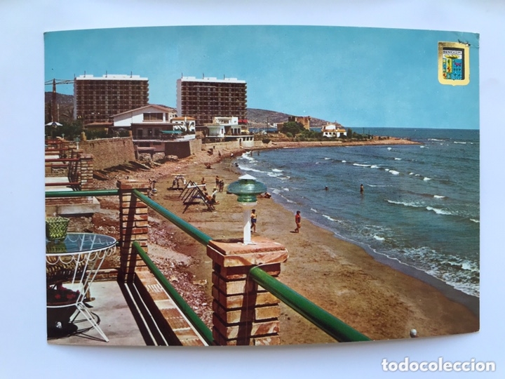 Postais: BENICASIM (Castell&oacute;n) Postal No.24, Playa de las Villas. Edita: V. Comas Aldea (h.1960?) ESCRITA
