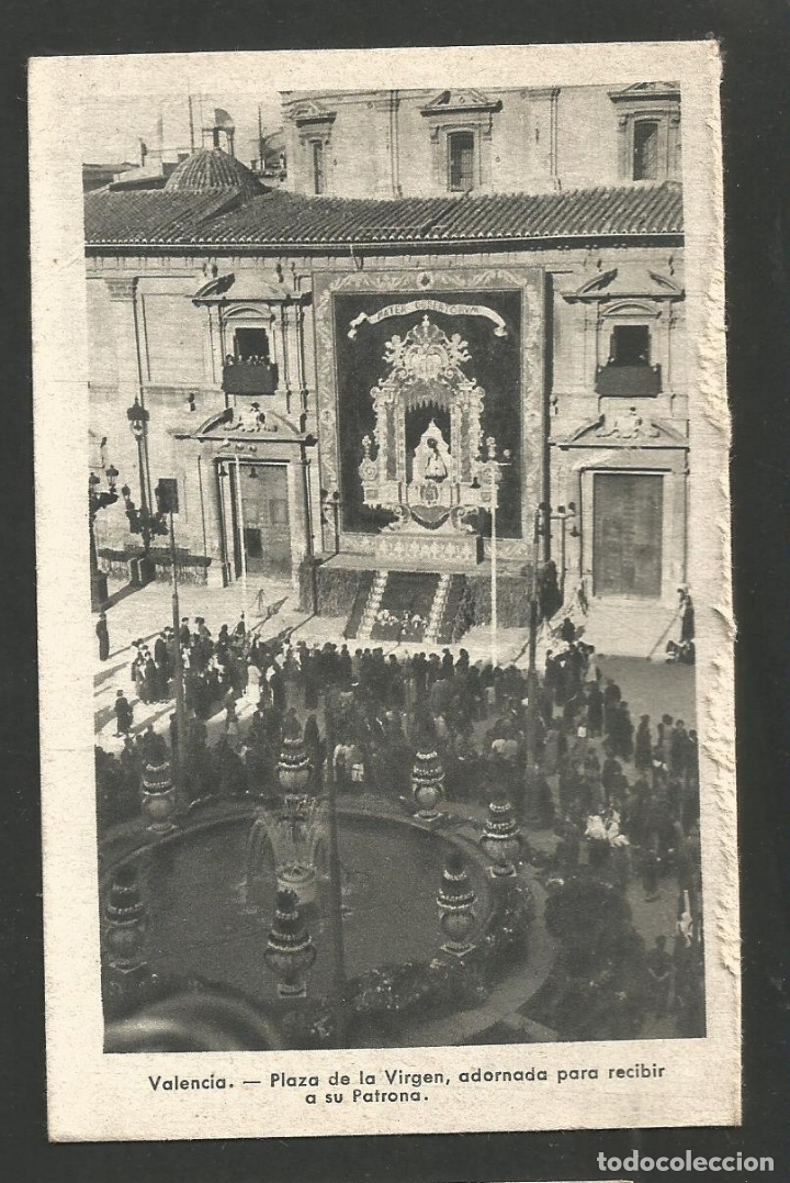 Postais: VALENCIA-PLAZA DE LA VIRGEN-FOT&middot;QUINTANA-VER REVERSO-(61.598)