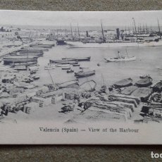Postales: VALENCIA - VIEW OF THE HARBOUR - VISTA DEL PUERTO - REVERSO SIN DIVIDIR 