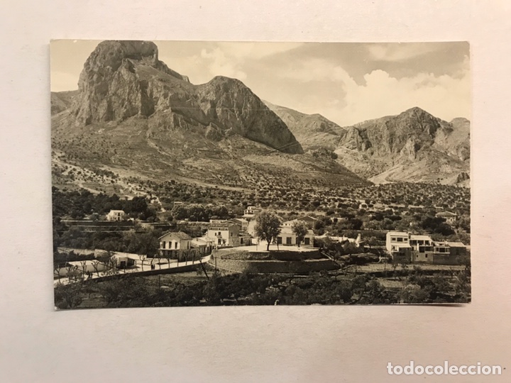 Postais: POLOP DE LA MARINA (Alicante) Postal Fotograf&iacute;ca. Vista Panor&aacute;mica. (h.1950?)