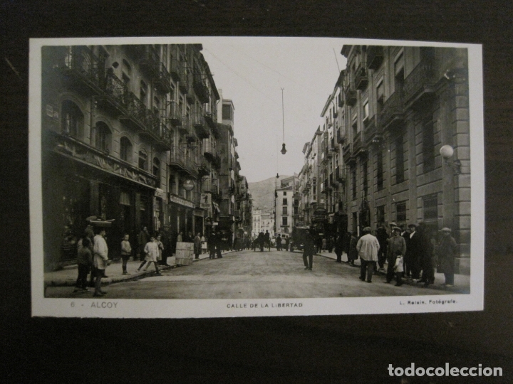Cartoline: ALCOY-CALLE DE LA LIBERTAD-6-FOTOGRAFICA ROISIN-VER FOTOS-(63.112)