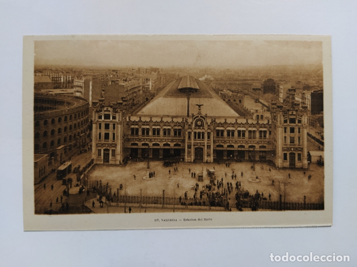 Postkarten: VALENCIA-ESTACION FERROCARRIL DEL NORTE-67-ROISIN-VER REVERSO-(63.221)