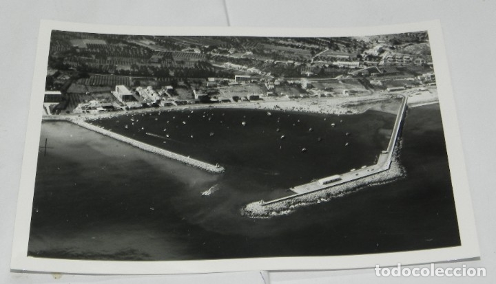 Postkarten: ANTIGUA FOTOGRAFIA AEREA DE EL PUERTO DE ALTEA (ALICANTE), MIDE 18 X 13 CMS. EL ESCANER NO HACE JUST