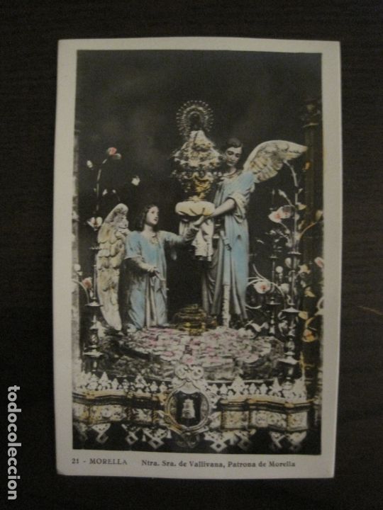 Postkarten: MORELLA-NUESTRA SE&Ntilde;ORA DE VALLIVANA-POSTAL FOTOGRAFICA ANTIGUA-(64.174)