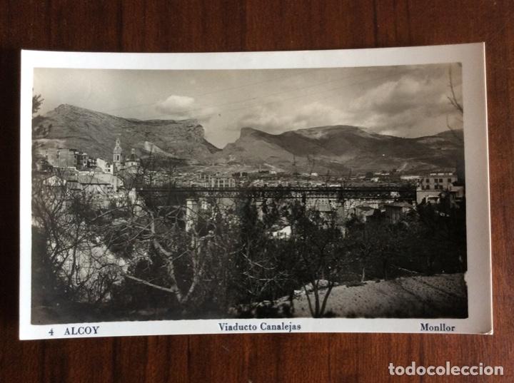 Cartoline: POSTAL FOTOGR&Aacute;FICA. MONLLOR 4. VIADUCTO CANALEJAS. ALCOY. ALICANTE.