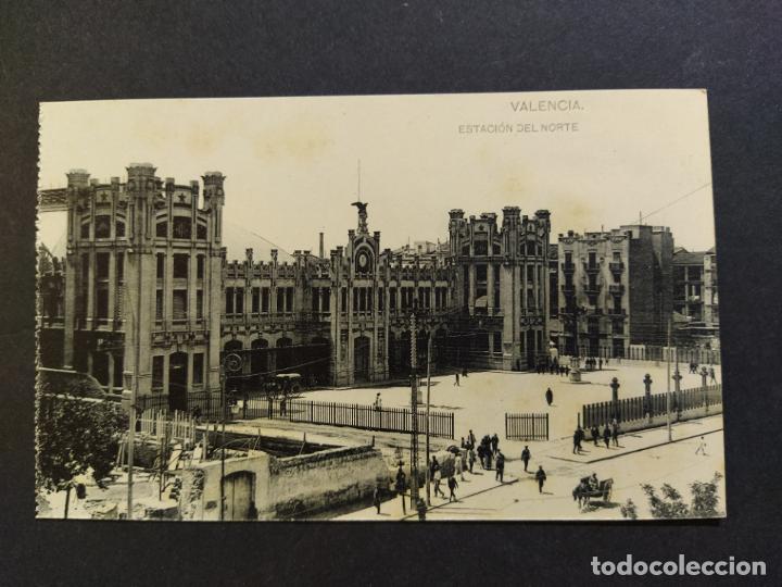 Postkarten: VALENCIA-ESTACION DEL FERROCARRIL DEL NORTE-HAUSER Y MENET-POSTAL ANTIGUA-(64.748)