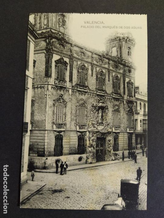 Postkarten: VALENCIA-PALACIO DEL MARQUES DE DOS AGUAS-HAUSER Y MENET-POSTAL ANTIGUA-(64.749)