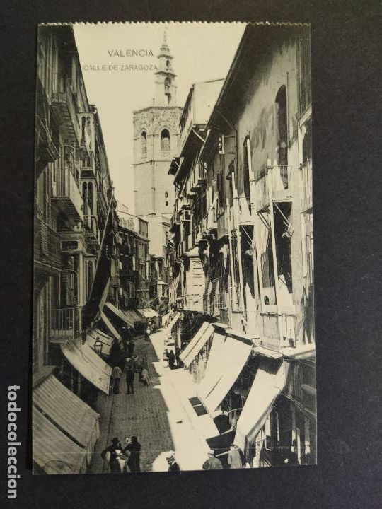Postkarten: VALENCIA-CALLE DE ZARAGOZA-HAUSER Y MENET-POSTAL ANTIGUA-(64.753)