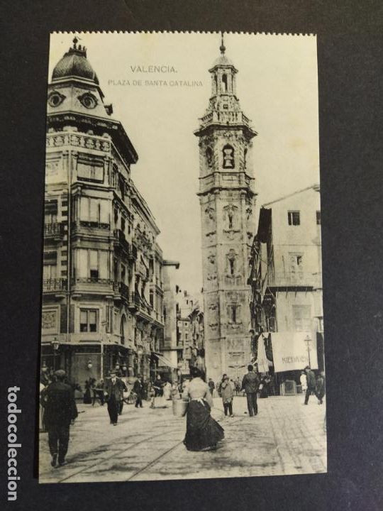 Postcards: VALENCIA-PLAZA DE SANTA CATALINA-HAUSER Y MENET-POSTAL ANTIGUA-(64.761)