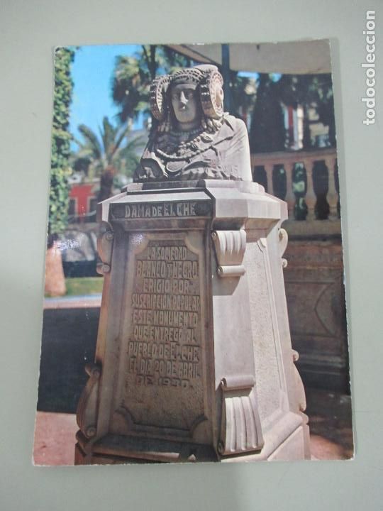 Postales: Elche - Busto de la Dama de Elche - Escrita - Foto 1